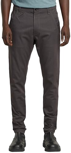 G-Star Herren Bronson 3.0 Slim Chino, Mehrfarben (gs Grey/dk Black hb D26336-D919-H047), 34W / 32L von G-Star Raw