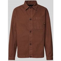 G-Star Raw Freizeithemd mit Knopfleiste in Rostrot, Größe XXL von G-Star Raw
