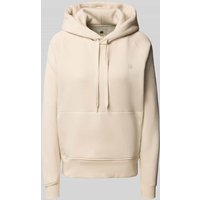 G-Star Raw Hoodie mit Label-Stitching in Offwhite, Größe M von G-Star Raw