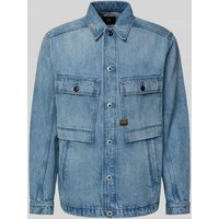 G-Star Raw Jeansjacke mit Brusttaschen Modell 'Mosa' in Hellblau, Größe M von G-Star Raw