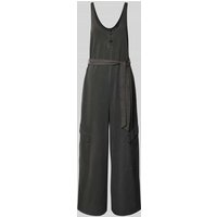 G-Star Raw Jumpsuit mit Bindegürtel in Anthrazit, Größe L von G-Star Raw