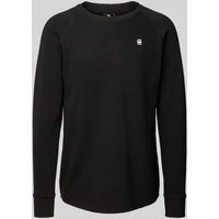 G-Star Raw Longsleeve mit Label-Detail Modell 'Jirgi' in Black, Größe XXL von G-Star Raw