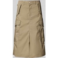 G-Star Raw Midirock mit Cargotaschen Modell 'Long Army Skirt' in Sand, Größe 25 von G-Star Raw