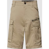 G-Star Raw Regular Fit Cargoshorts mit Reißverschlusstasche Modell 'ROVIC' in Beige, Größe 30 von G-Star Raw