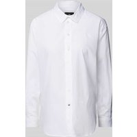 G-Star Raw Regular Fit Hemdbluse mit Logo-Stitching in Weiss, Größe M von G-Star Raw