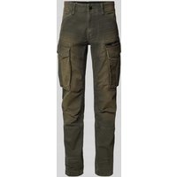 G-Star Raw Regular Fit Hose mit Cargotaschen Modell 'Rovic zip 3d' in Oliv, Größe 38/32 von G-Star Raw