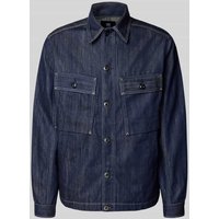 G-Star Raw Regular Fit Jeanshemd mit Kentkragen Modell 'Mosa' in Dunkelblau, Größe XXL von G-Star Raw