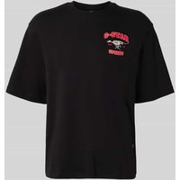 G-Star Raw Regular Fit T-Shirt mit Logo-Print Modell 'Running Dog' in Black, Größe XL von G-Star Raw