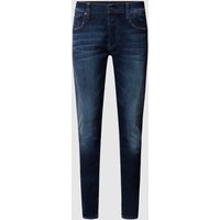 G-Star Raw Slim Fit Jeans mit Stretch-Anteil Modell '3301' in Jeansblau, Größe 31/34 von G-Star Raw