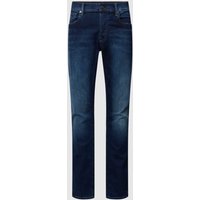 G-Star Raw Slim Fit Jeans mit Stretch-Anteil Modell '3301' in Jeansblau, Größe 33/30 von G-Star Raw