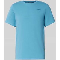 G-Star Raw Slim Fit T-Shirt mit Label-Print in Aqua, Größe XXL von G-Star Raw