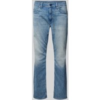 G-Star Raw Straight Fit Jeans mit Label-Patch Modell 'Mosa' in Blau, Größe 30/32 von G-Star Raw