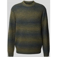 G-Star Raw Strickpullover aus Viskose mit Label-Stitching Modell 'Gradient' in Oliv, Größe XL von G-Star Raw
