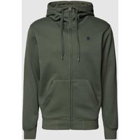 G-Star Raw Sweatjacke mit Stehkragen Modell 'Premium core' in Anthrazit, Größe XXL von G-Star Raw
