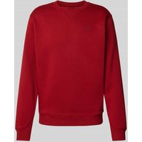 G-Star Raw Sweatshirt mit Label-Stitching in Rot, Größe L von G-Star Raw