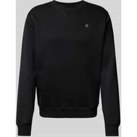 G-Star Raw Sweatshirt mit gerippten Abschlüssen in Black, Größe XXL G-Star Raw Sweatshirt mit gerippten Abschlüssen in Black, Größe XXL von G-Star Raw