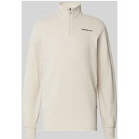 G-Star Raw Sweatshirt mit Troyer-Kragen in Offwhite, Größe XXL von G-Star Raw