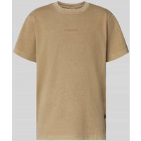 G-Star Raw T-Shirt mit Label-Patch in Beige, Größe XL von G-Star Raw