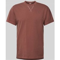 G-Star Raw T-Shirt mit Label-Print Modell 'Nifous' in Rostrot, Größe XXL von G-Star Raw