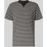 G-Star Raw T-Shirt mit Label-Stitching Modell 'Nifous' in Anthrazit, Größe S von G-Star Raw