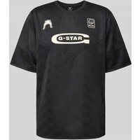 G-Star Raw Trikot mit Label- und Motiv-Print Modell 'Football' in Black, Größe XXL von G-Star Raw