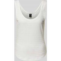 G-Star Raw Tanktop mit Streifenmuster in Ecru, Größe S von G-Star Raw