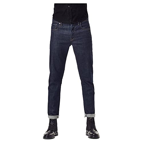 G-STAR RAW Herren 3301 Slim Fit Jeans, Blau (3d raw denim 51001-B767-1241), 36W / 36L von G-STAR RAW