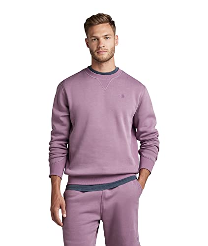 G-STAR RAW Herren Premium Core Sweatshirt, Purpur (grapeade D16917-C235-D611), XXL von G-STAR RAW