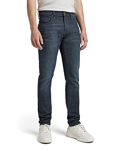 G-STAR RAW Herren Revend FWD Skinny Jeans, Blau (worn in nightshadow D20071-D106-D324), 33W / 34L von G-STAR RAW