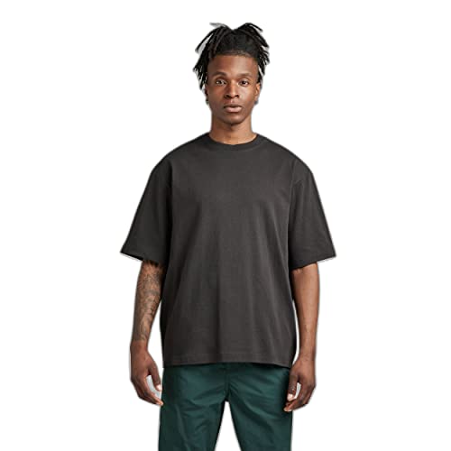 G-Star RAW Herren Utility Mix Boxy T-Shirt, Schwarz (dk Black D22146-C336-6484), S von G-STAR RAW