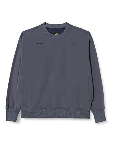 G-STAR RAW Herren Woven Loose Sweatshirt, Blau (fantem blue D22019-A790-863), L von G-STAR RAW