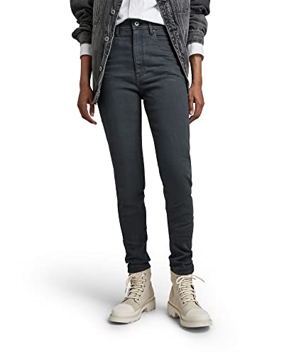 G-STAR RAW Damen Kafey Ultra High Skinny Jeans, Grau (worn in tornado D15578-D185-D353), 26W / 30L von G-STAR RAW