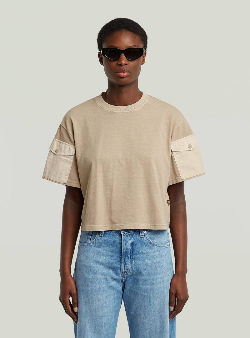 G-STAR T-Shirt "Washed Mix Boxy Cropped T-Shirt" von G-Star