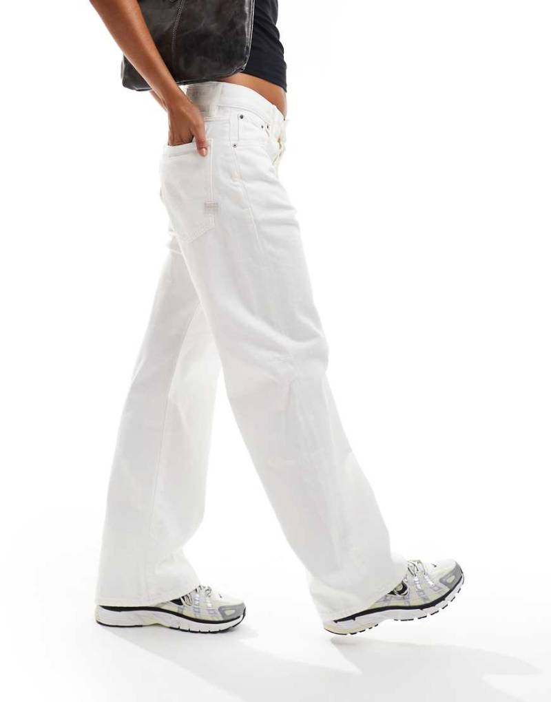 G-Star - Bowey 3D - Boyfriend-Jeans in gebrochenem Weiß von G-Star