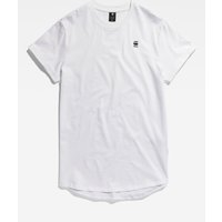 G-Star Leichtes T-Shirt mit abgerundetem Saum und Label-Print von G-Star