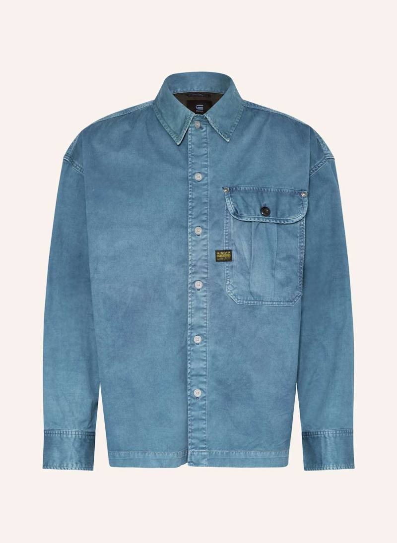 G-Star Overshirt In Jeansoptik blau von G-Star