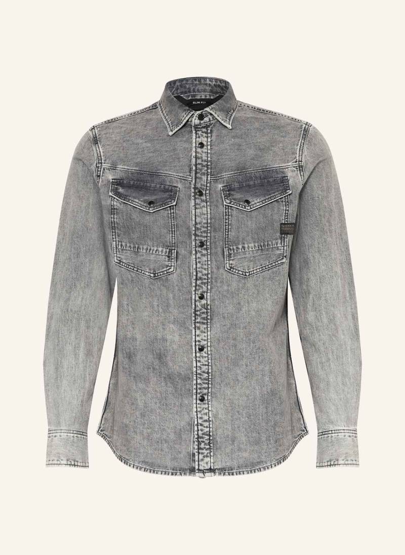 G-Star Overshirt In Jeansoptik grau von G-Star