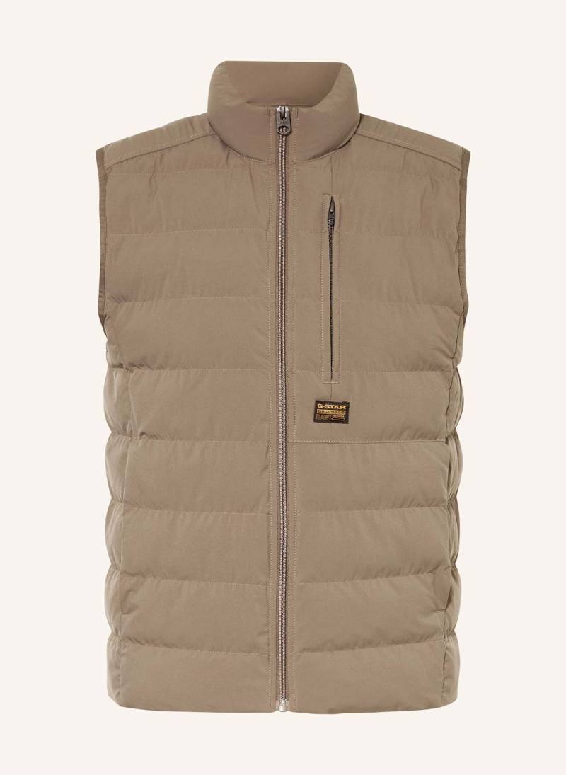 G-Star Steppweste Foundation Liner gruen von G-Star