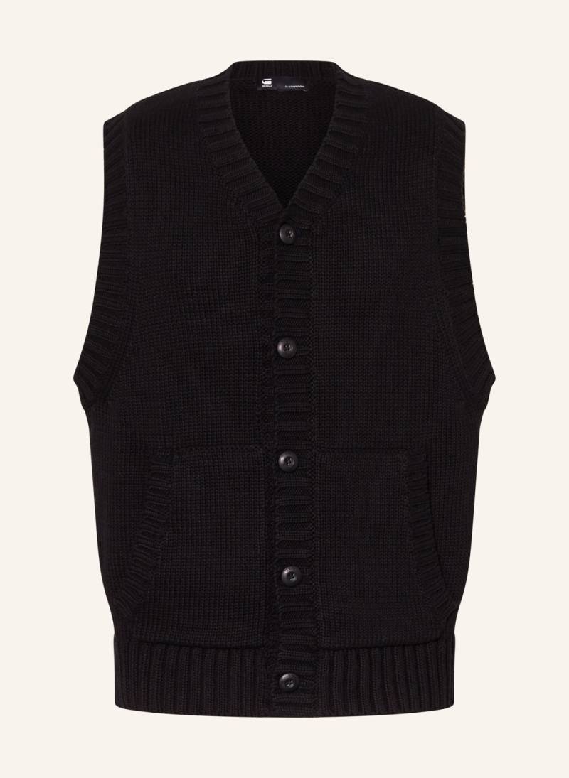 G-Star Strickweste schwarz von G-Star