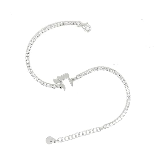 G e D Argenti, Tennis-Armband Chai aus 925er-Silber, rhodiniert, mit Zirkonia G e D Argenti, Tennis-Armband Chai aus 925er-Silber, rhodiniert, mit Zirkonia von G e D Argenti