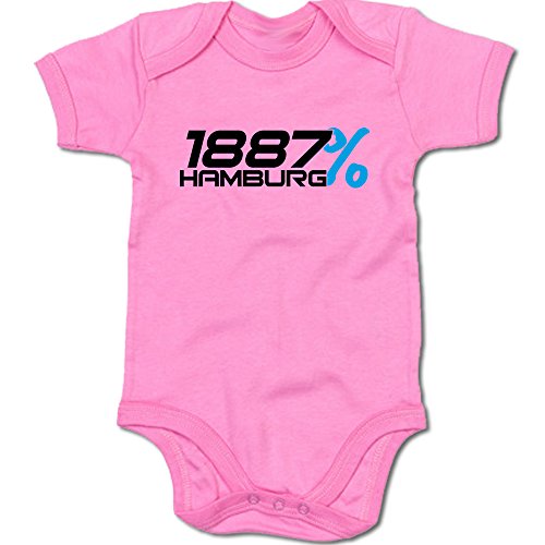 G-graphics 1887% Hamburg Baby Body Suit Strampler 250.0284 (0-3 Monate, pink) von G-graphics