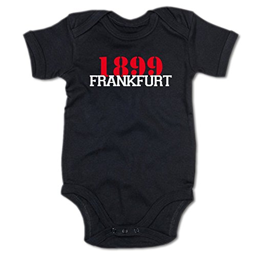 G-graphics 1899 Frankfurt Baby Body Suit Strampler 250.0269 (3-6 Monate, schwarz) von G-graphics