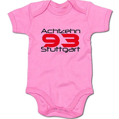 G-graphics Achtzehn 93 Stuttgart Baby Body Suit Strampler 250.0275 (0-3 Monate, pink) von G-graphics