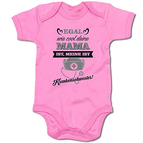 G-graphics Baby Body Egal, wie cool deine Mama ist, meine ist Krankenschwester! 250.0902 (3-6 Monate, pink) von G-graphics