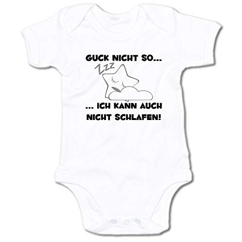 G-graphics Baby Body Guck Nicht so, ich kann auch Nicht schlafen 250.0530 (12-18 Monate, weiß) von G-graphics