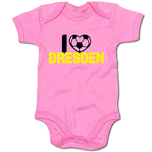 G-graphics Baby Body I Love Dresden 250.0681 (0-3 Monate, pink) von G-graphics