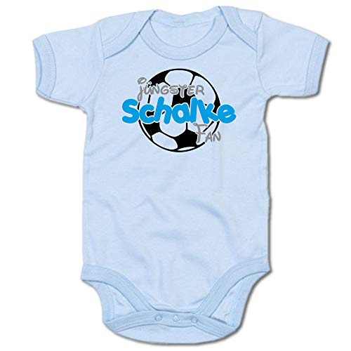 G-graphics Baby Body Jüngster Schalke Fan 250.0568 (0-3 Monate, blau) von G-graphics