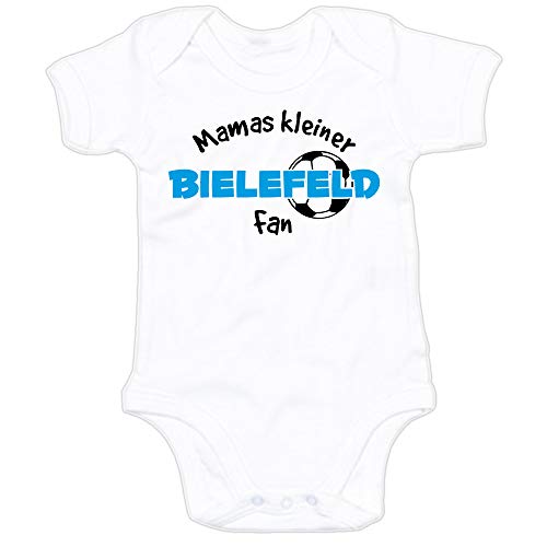 G-graphics Baby Body Mamas Kleiner Bielefeld Fan 250.0718 (0-3 Monate, weiß) von G-graphics