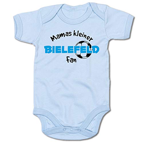 G-graphics Baby Body Mamas Kleiner Bielefeld Fan 250.0718 (6-12 Monate, blau) von G-graphics