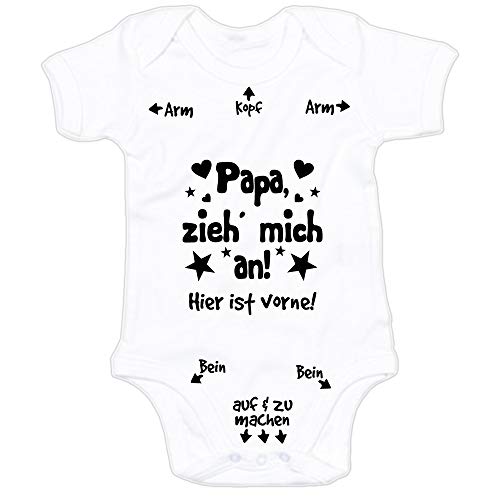 G-graphics Baby Body Papa, zieh´ Mich an! 250.0179 (0-3 Monate, weiß) von G-graphics